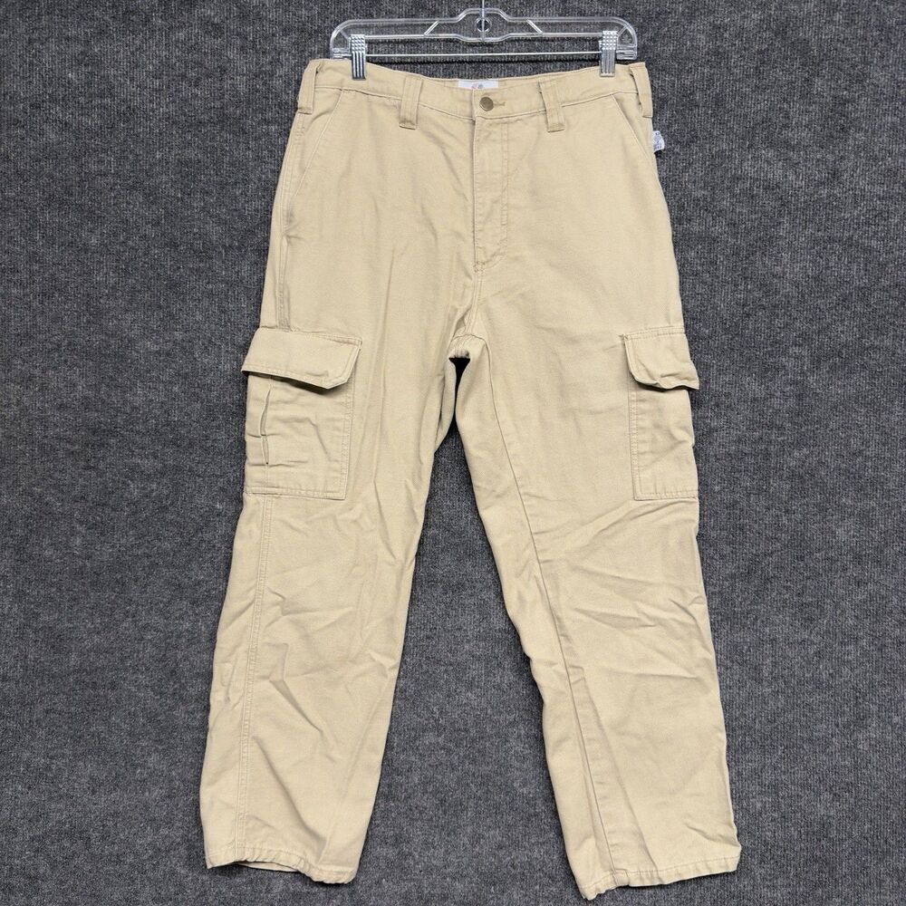 Tyndale FR Utility Cargo Pants Men 33x30 ARC Beige Amtex K215T Flame Resistant